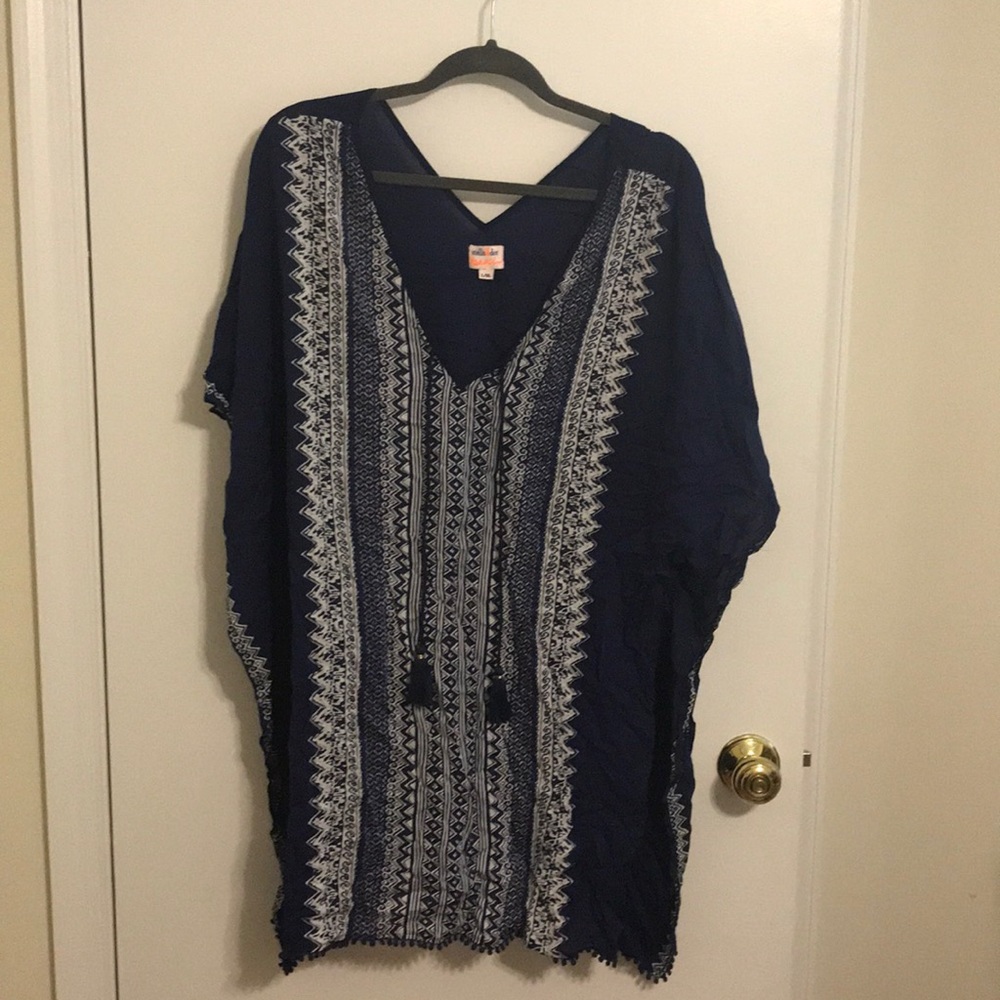 Stella and Dot Caftan Indigo Tunic L/XL